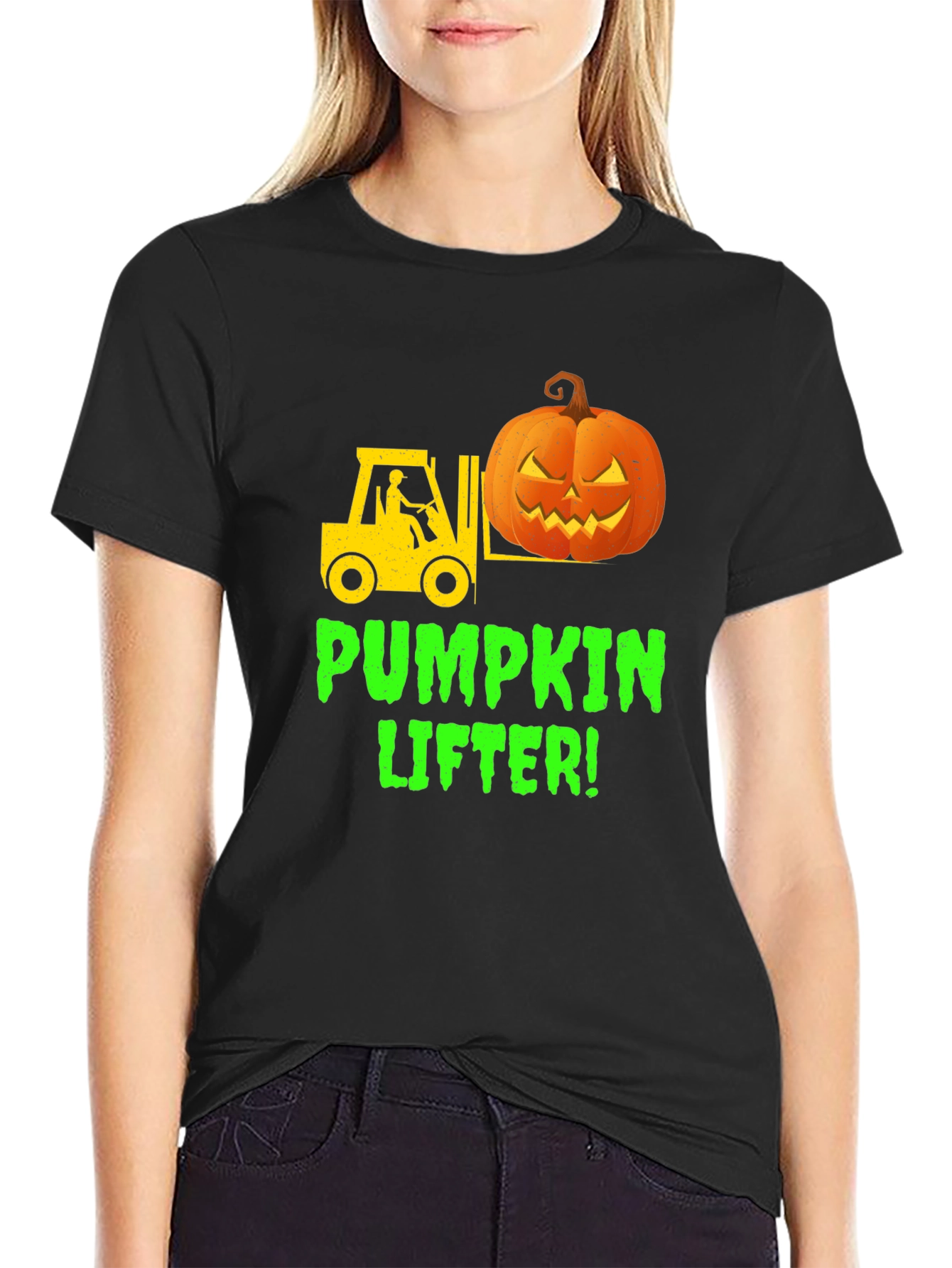 Pumpkin Lifter Halloween T-Shirt