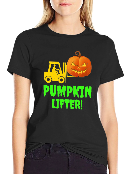 Pumpkin Lifter Halloween T-Shirt
