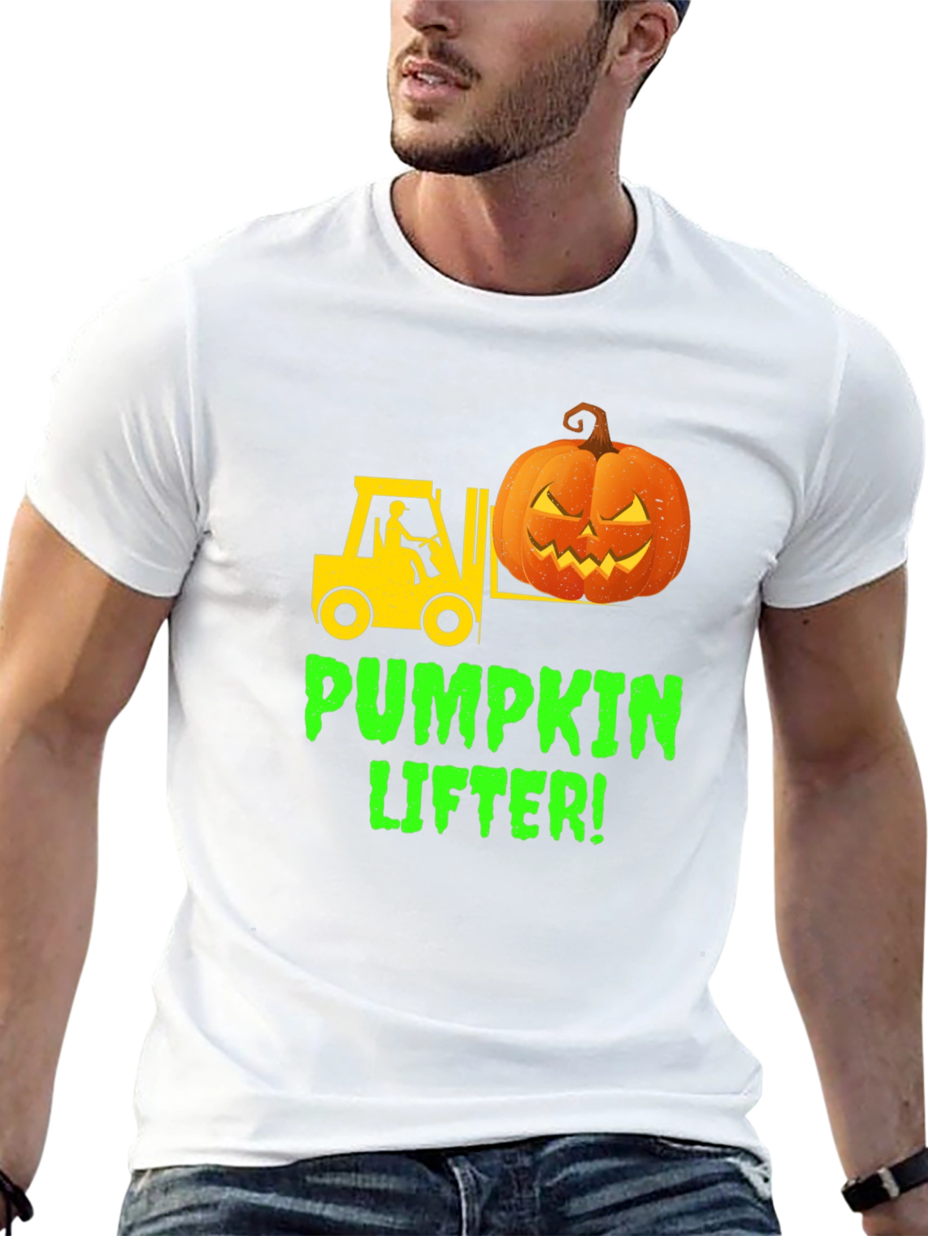 Pumpkin Lifter Halloween T-Shirt