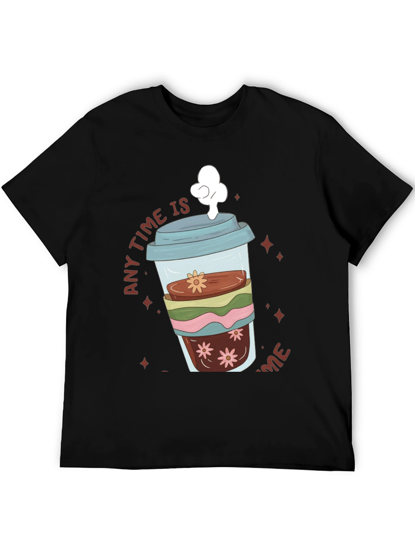 Coffee Lover T-Shirt - Any Time Is Coffee Time