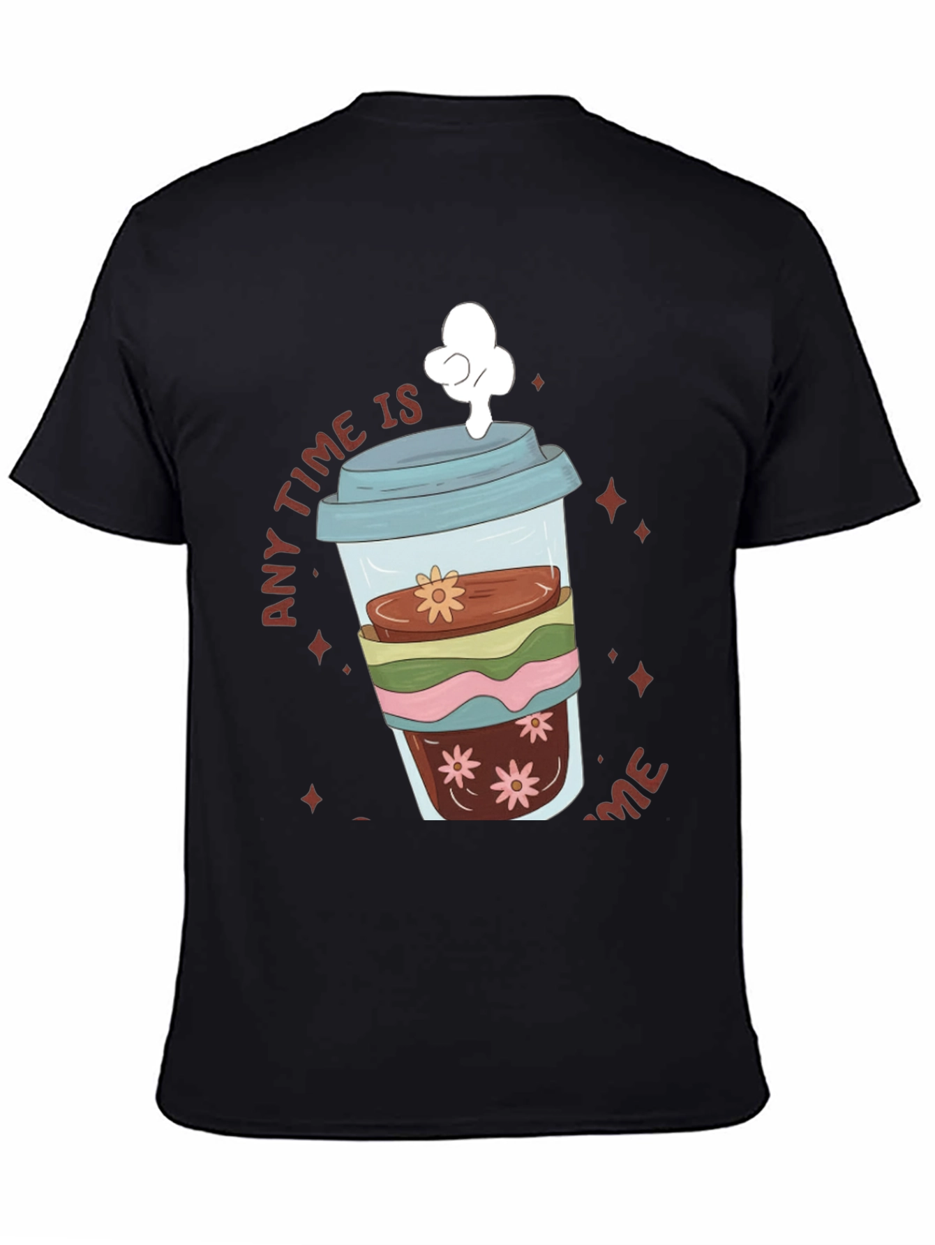 Coffee Lover T-Shirt - Any Time Is Coffee Time