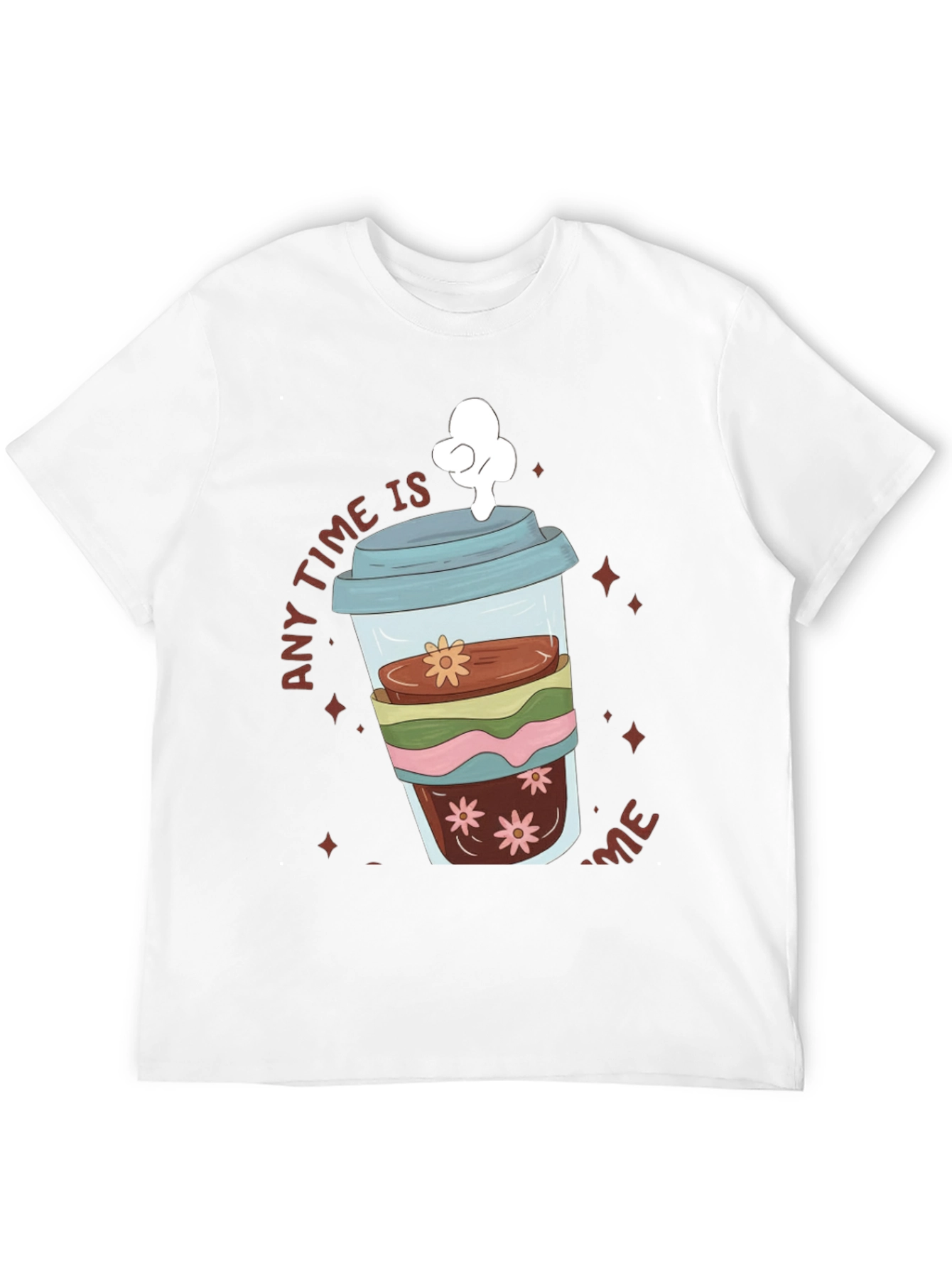 Coffee Lover T-Shirt - Any Time Is Coffee Time