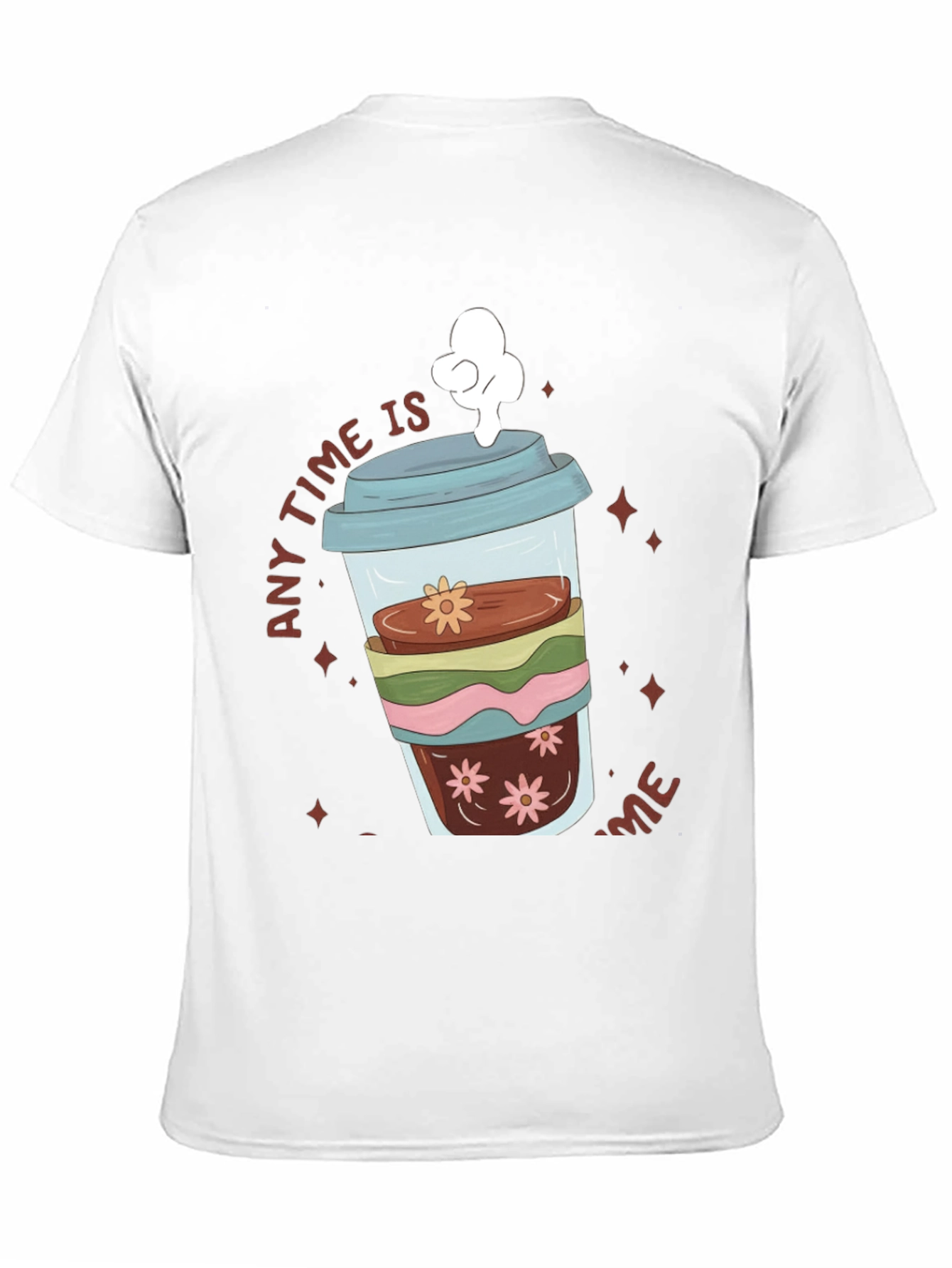 Coffee Lover T-Shirt - Any Time Is Coffee Time