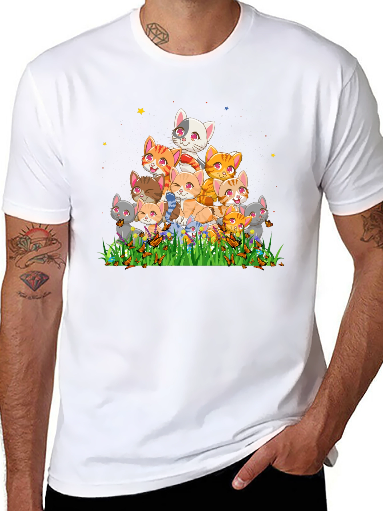 Cute Cats Easter T-Shirt