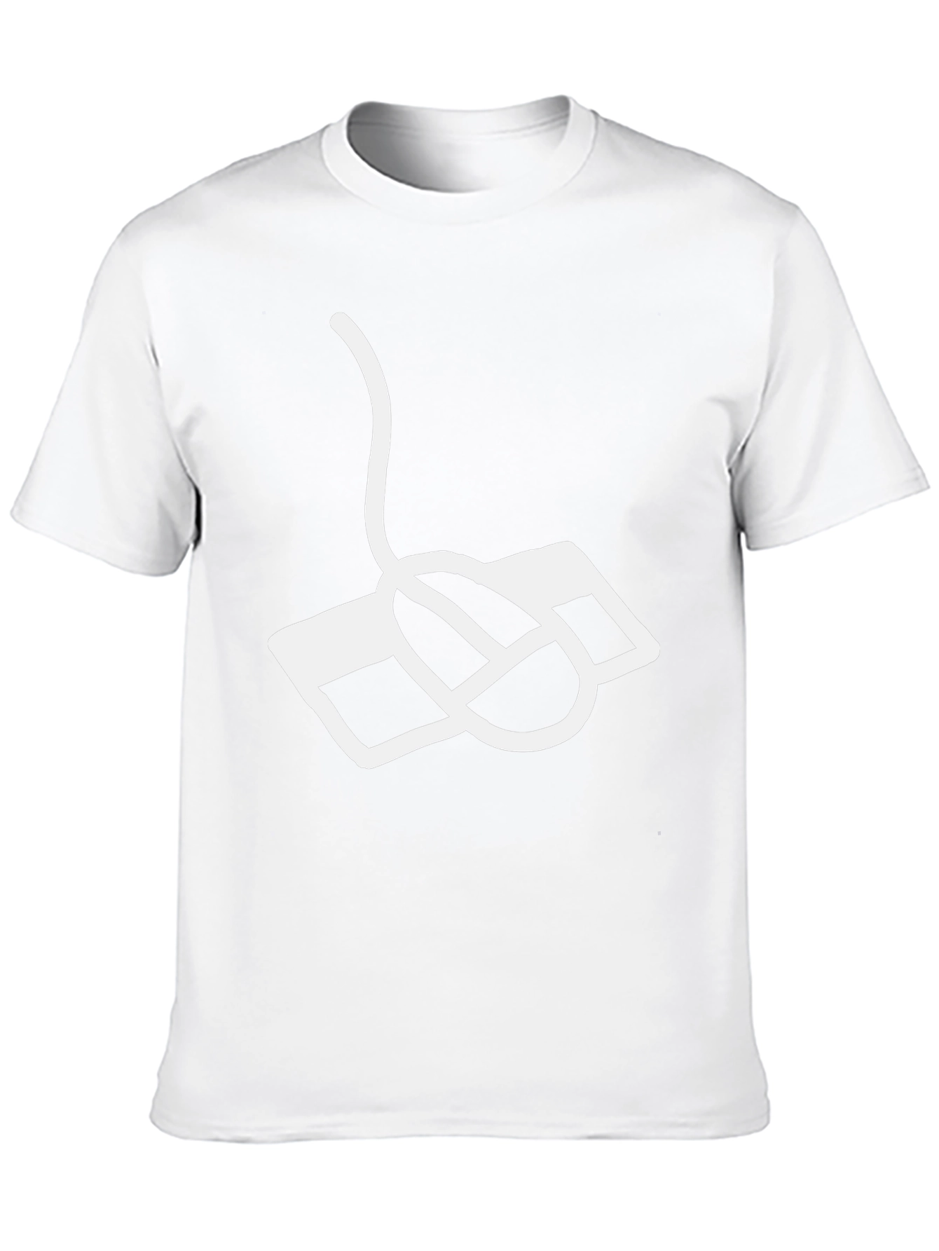 Retro Computer Mouse Graphic Tee - Classic Style