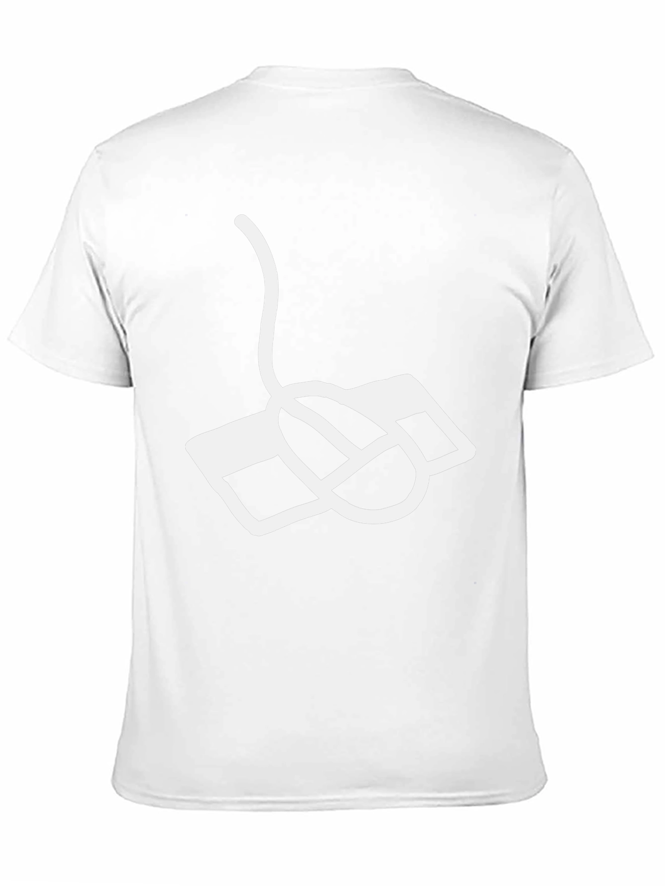 Retro Computer Mouse Graphic Tee - Classic Style
