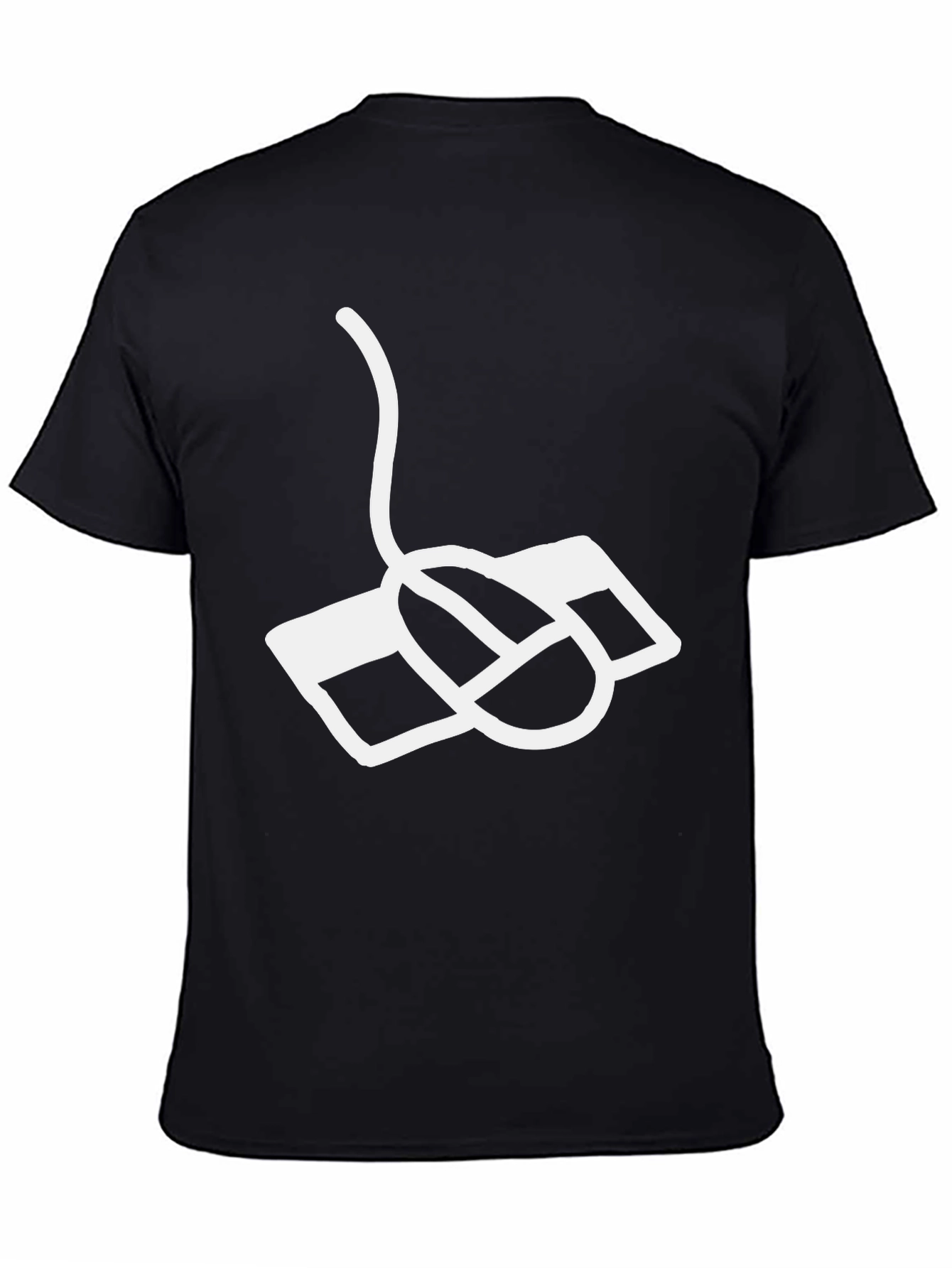 Retro Computer Mouse Graphic Tee - Classic Style