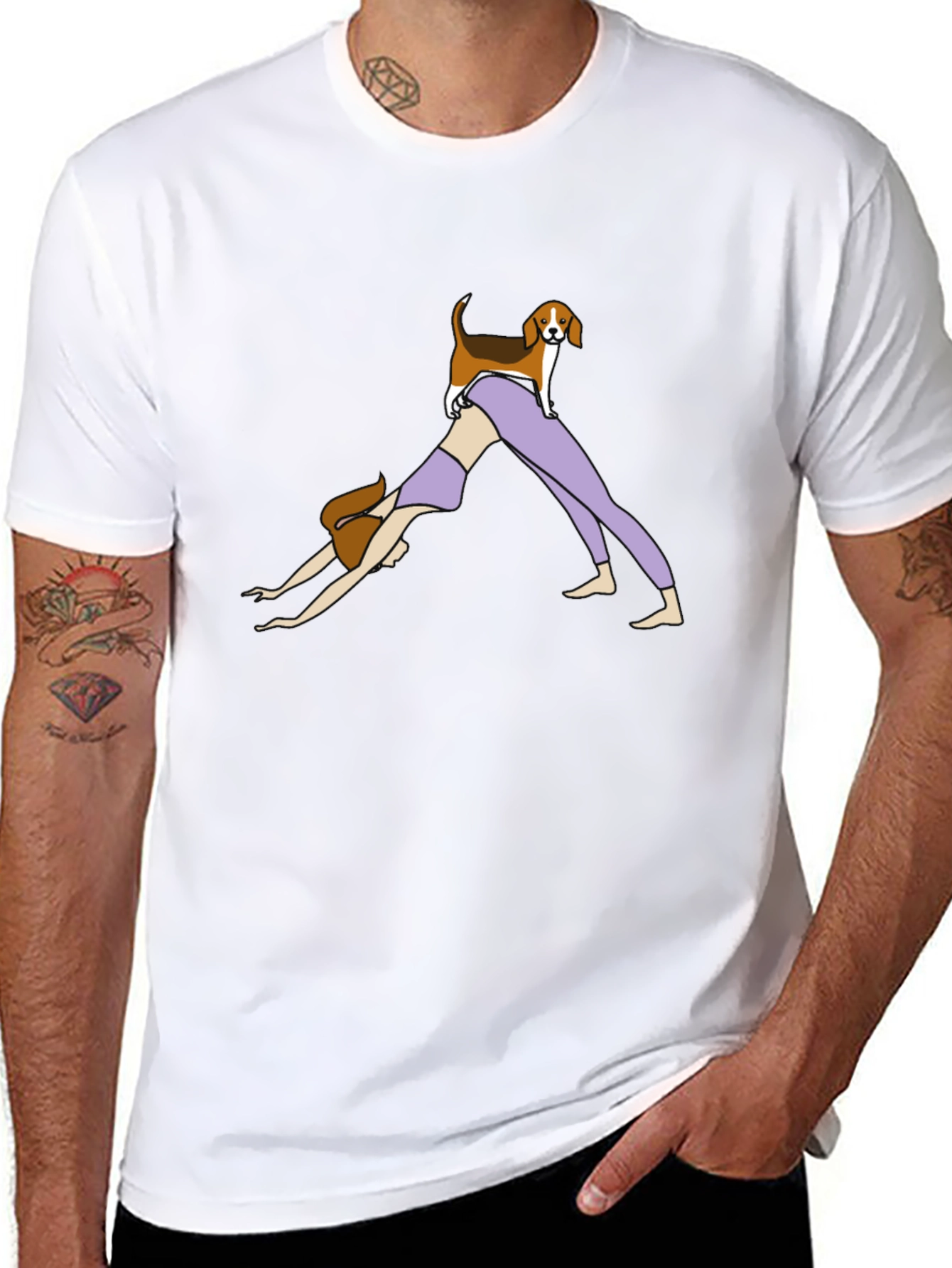 Yoga Dog T-Shirt | Downward Dog Tee