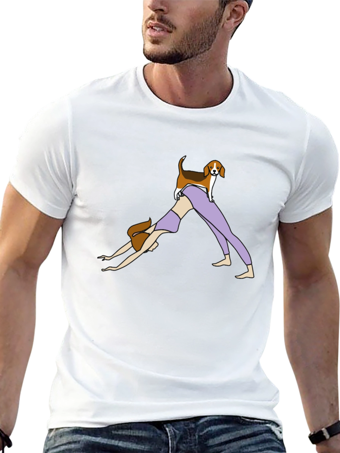 Yoga Dog T-Shirt | Downward Dog Tee