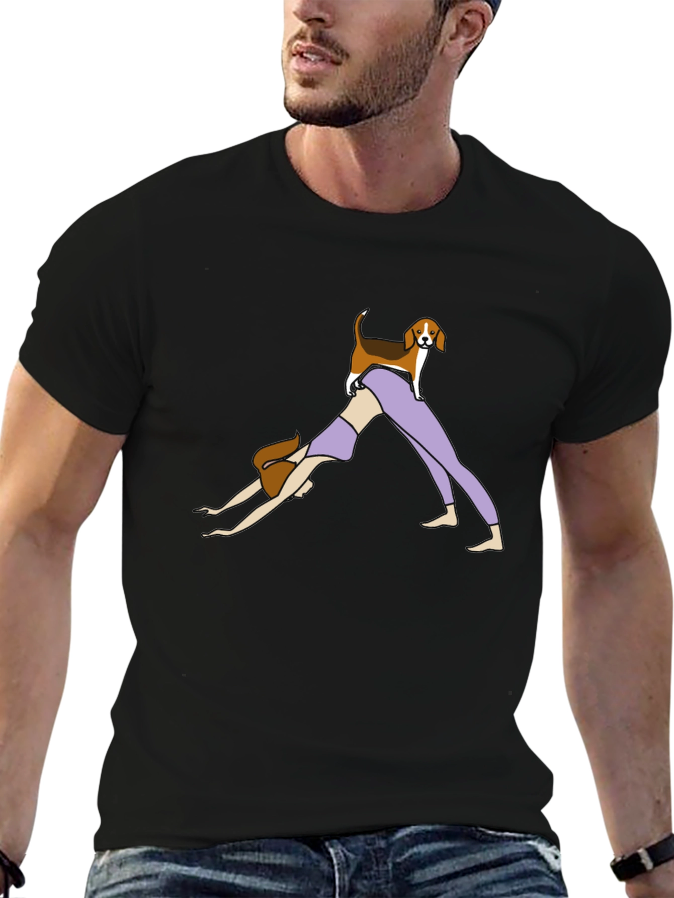 Yoga Dog T-Shirt | Downward Dog Tee
