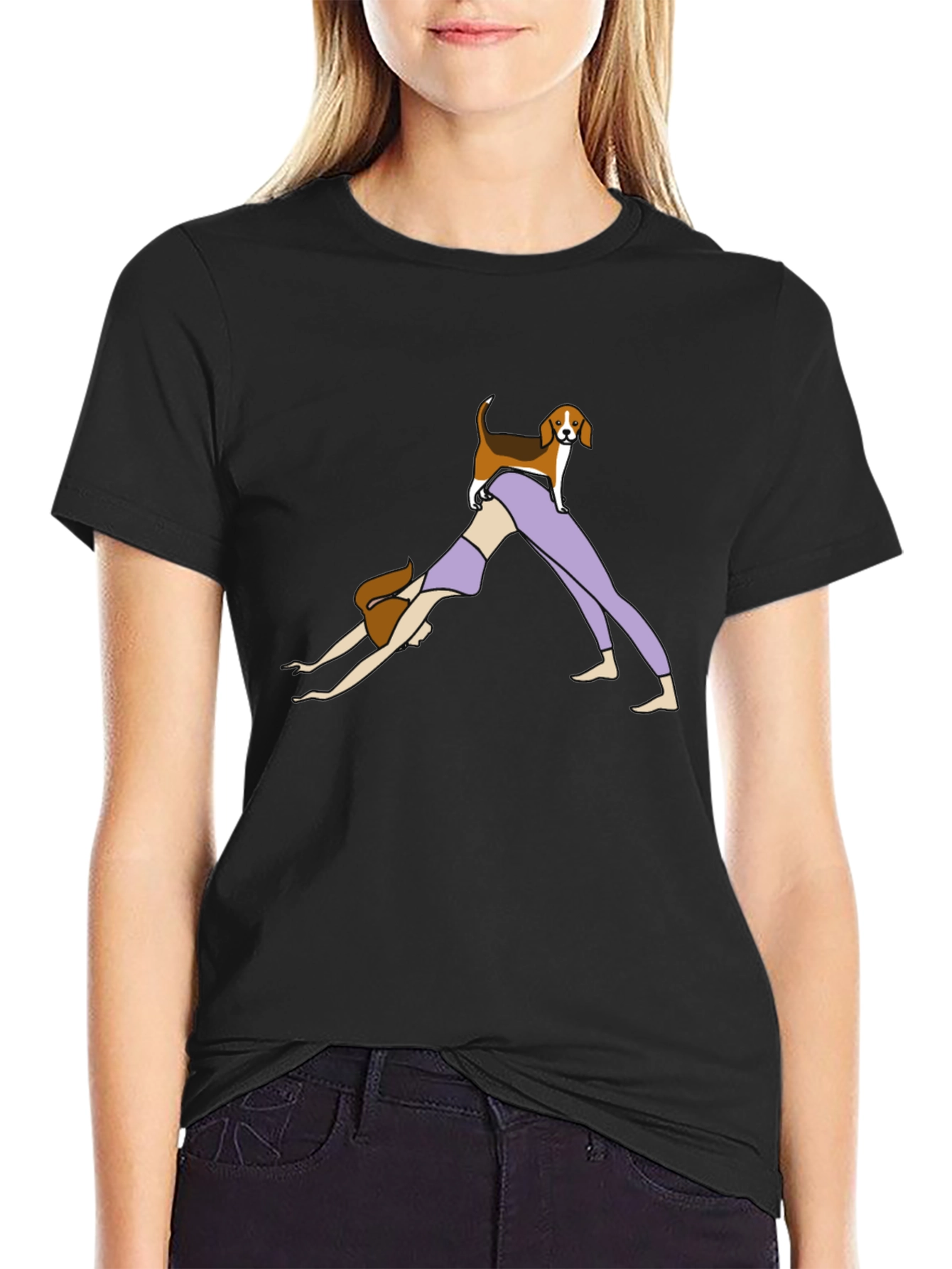 Yoga Dog T-Shirt | Downward Dog Tee
