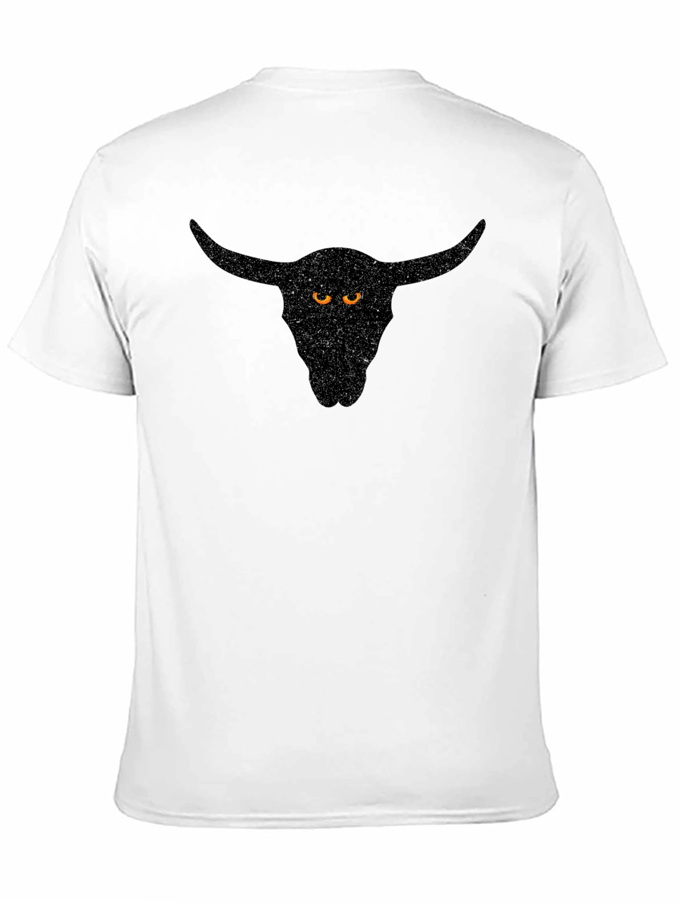 Bull Skull Graphic Black T-Shirt