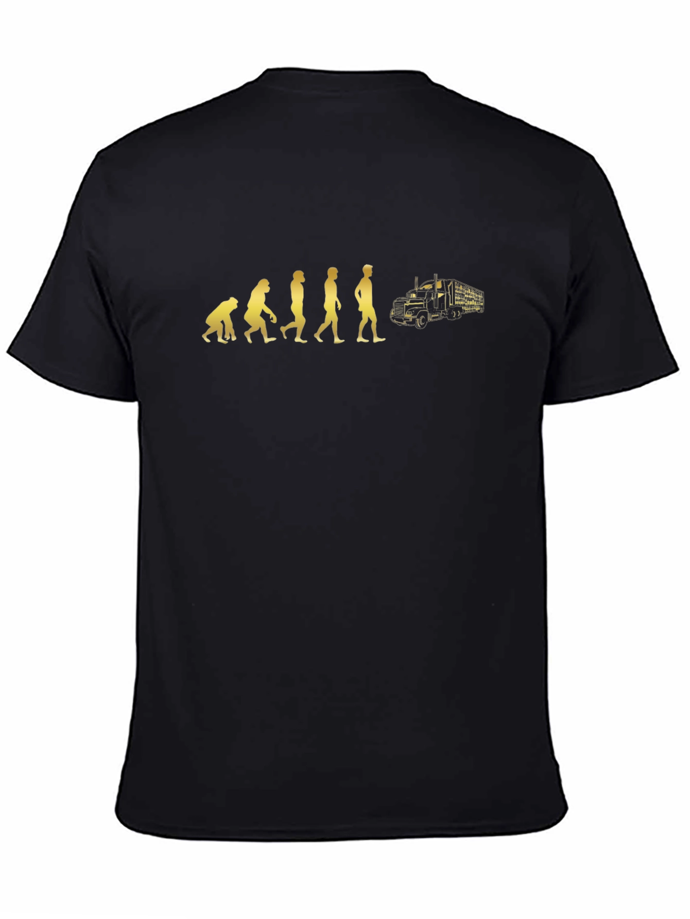 Trucker Evolution T-Shirt - Black Classic Fit