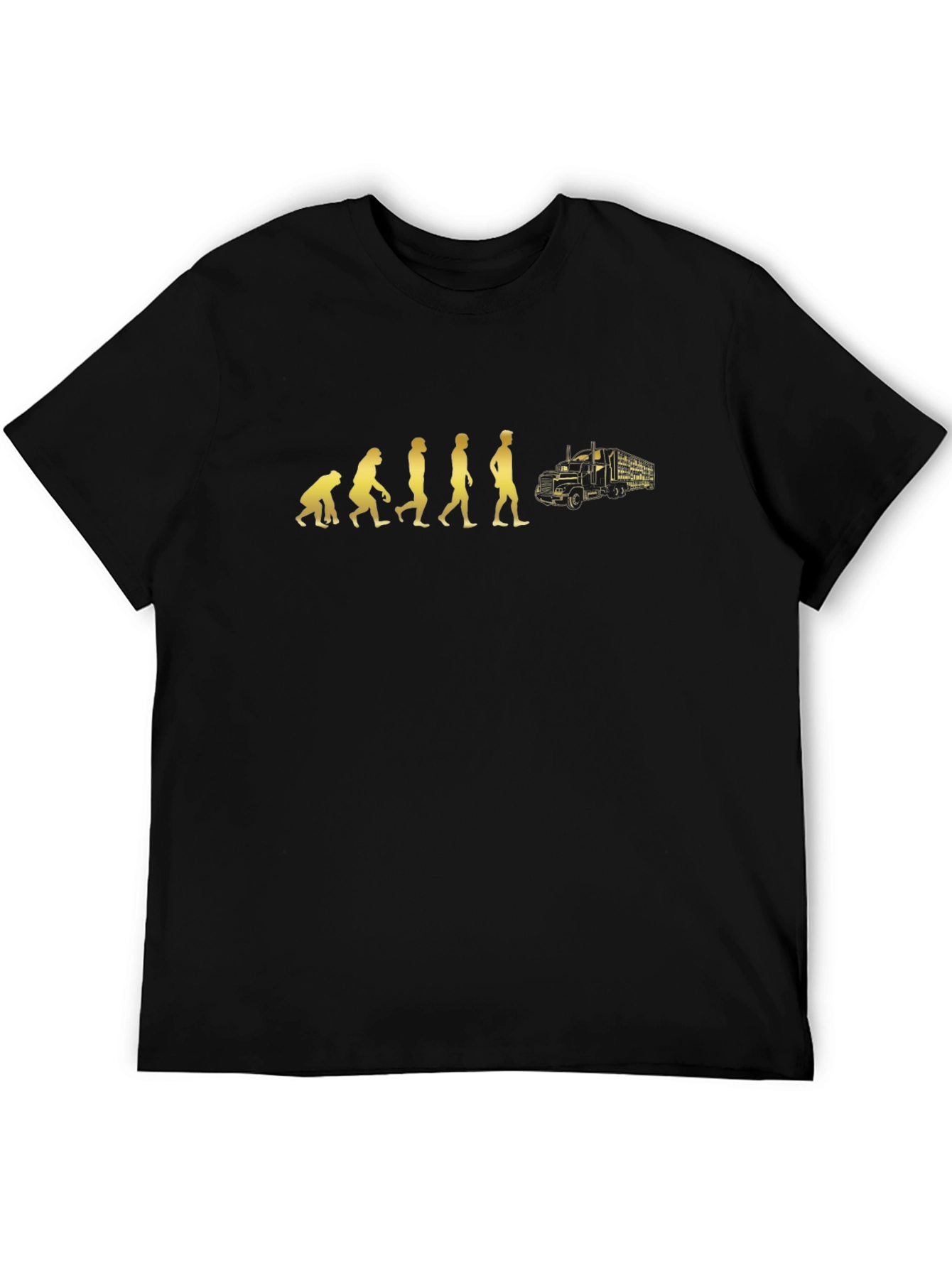 Trucker Evolution T-Shirt - Black Classic Fit