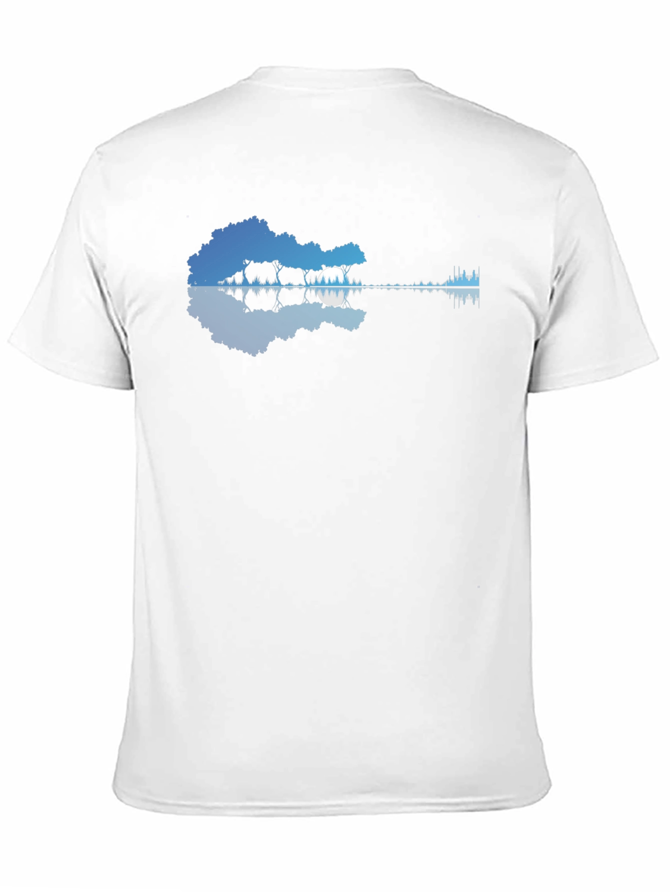 Nature Guitar Black T-Shirt