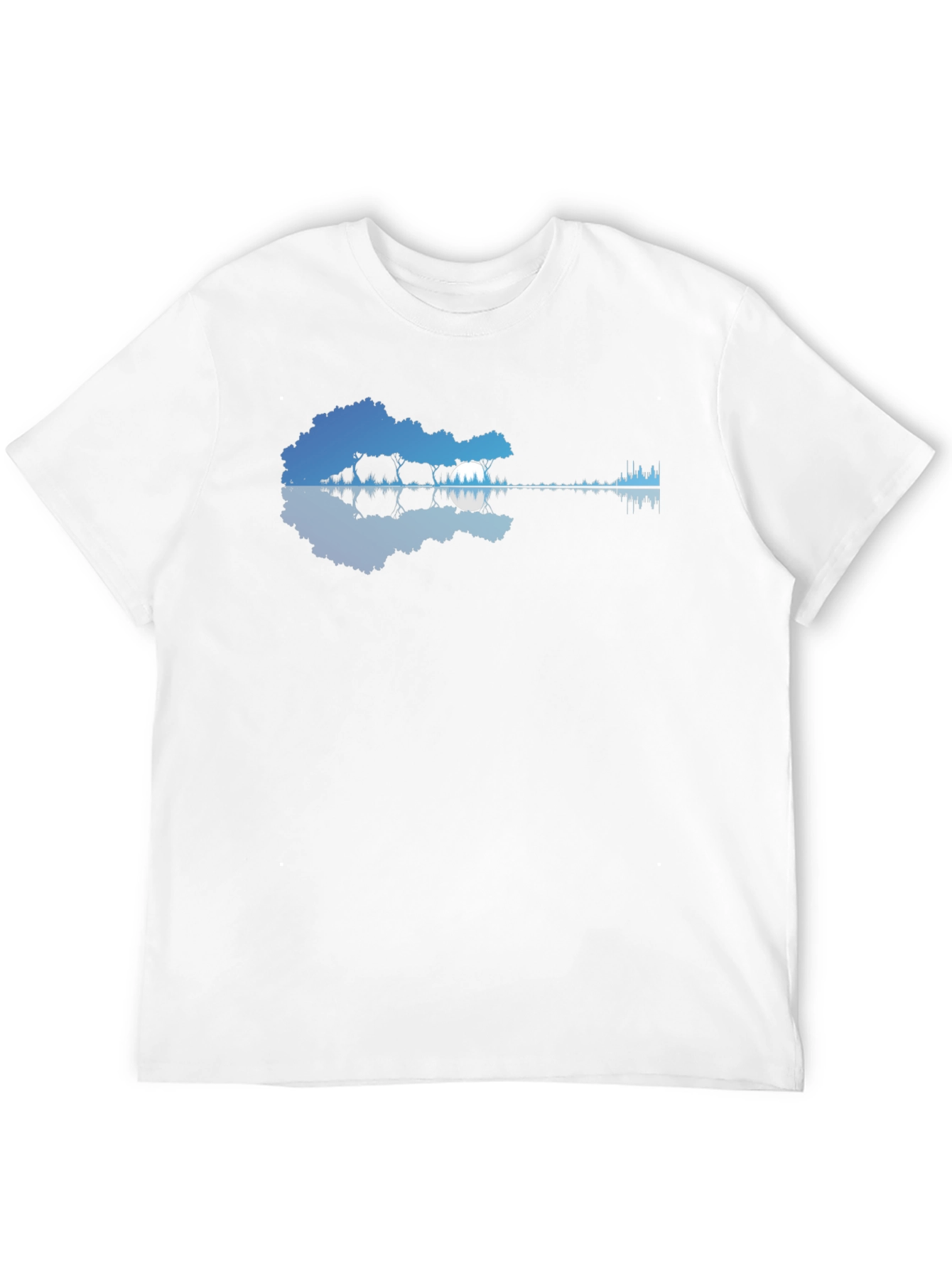Nature Guitar Black T-Shirt
