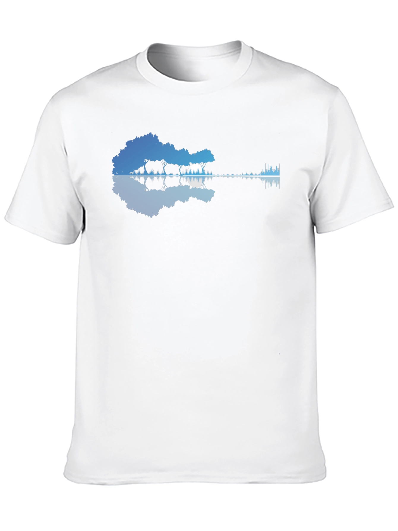 Nature Guitar Black T-Shirt