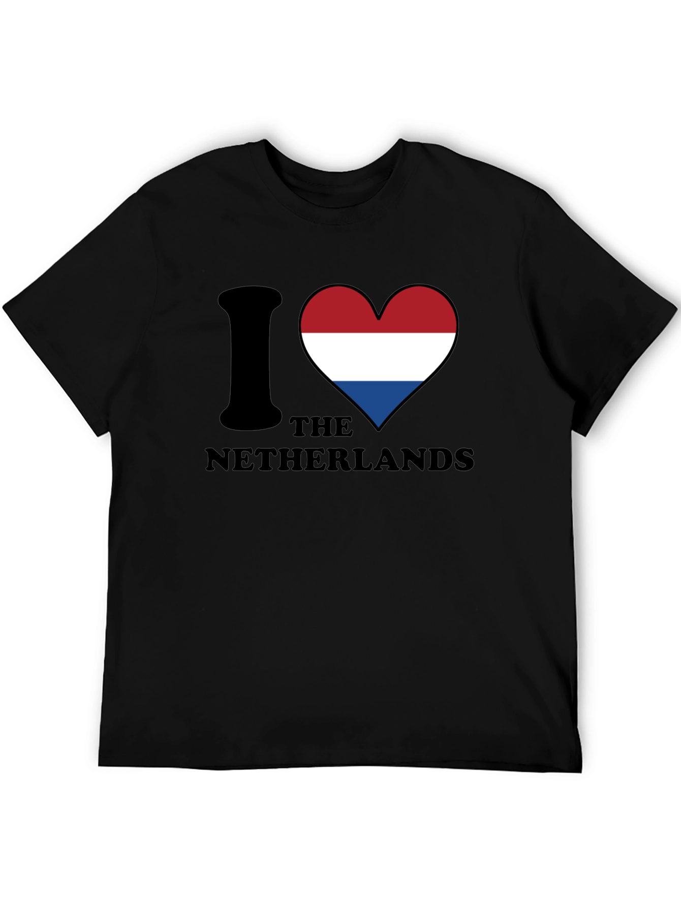 I Love Netherlands T-Shirt - Flag Heart Design