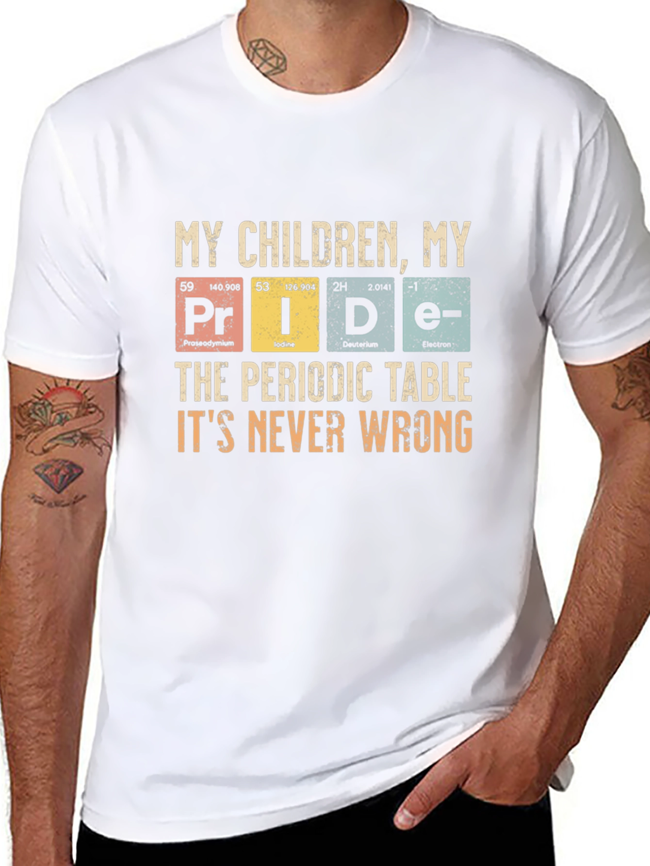 Periodic Table Pride Mens T-Shirt