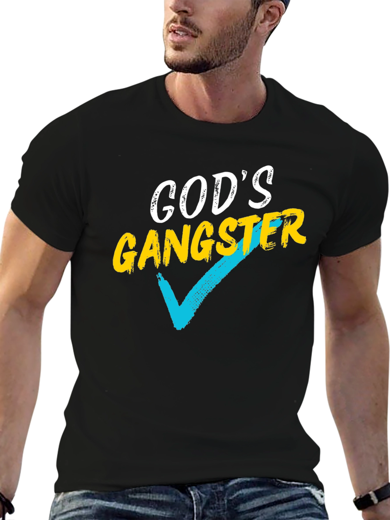 Gods Gangster Graphic T-Shirt