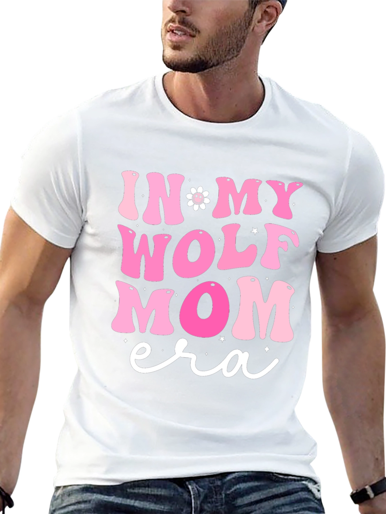 Wolf Mom Era Graphic T-Shirt - Trendy Design