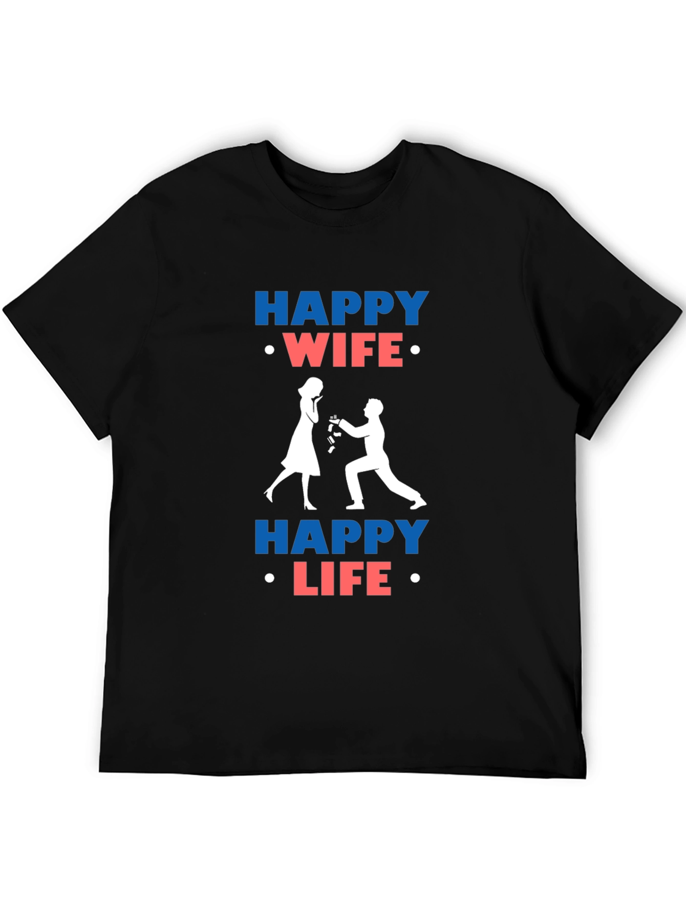 Happy Wife Happy Life Graphic T-Shirt