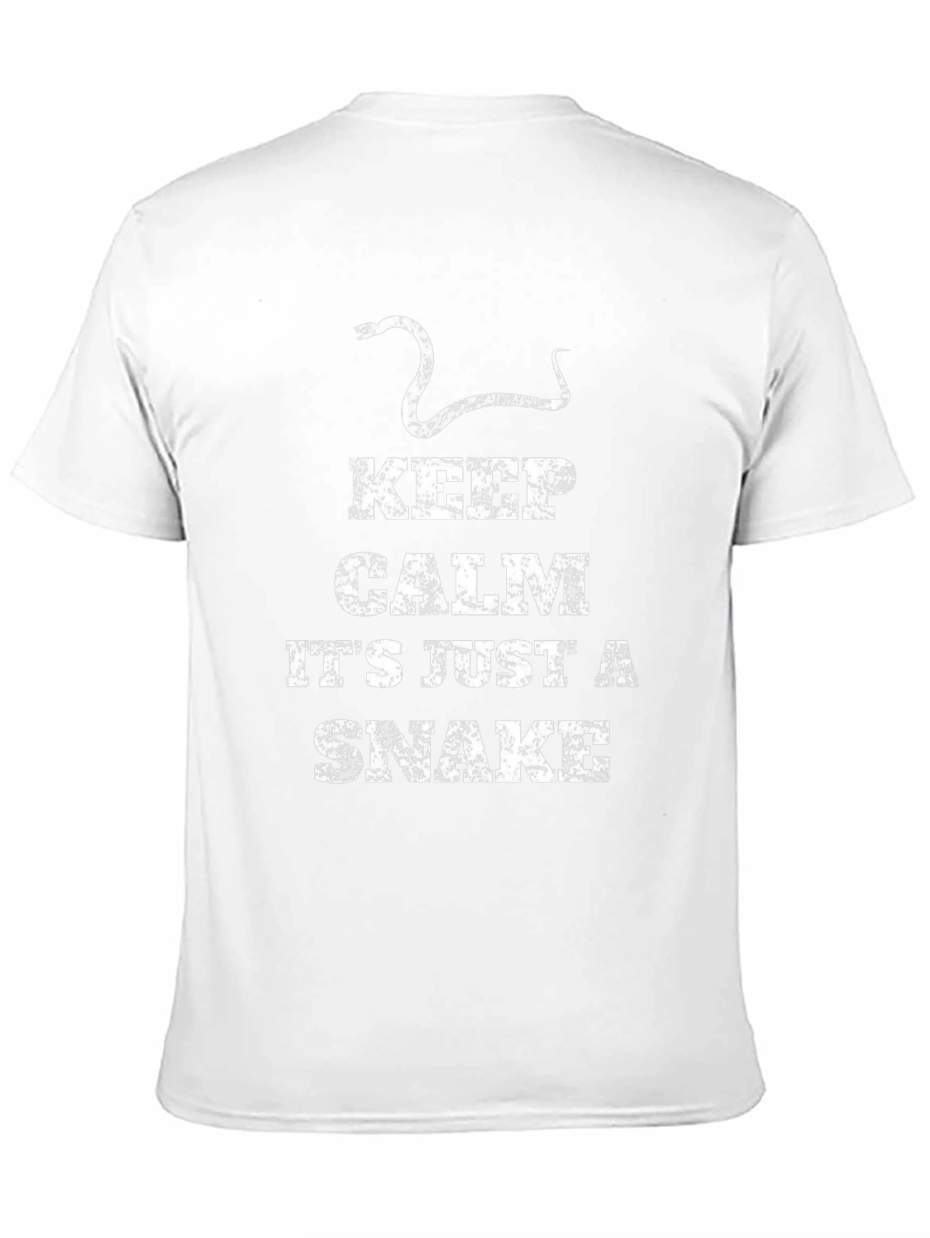 Keep Calm Snake T-Shirt - Black