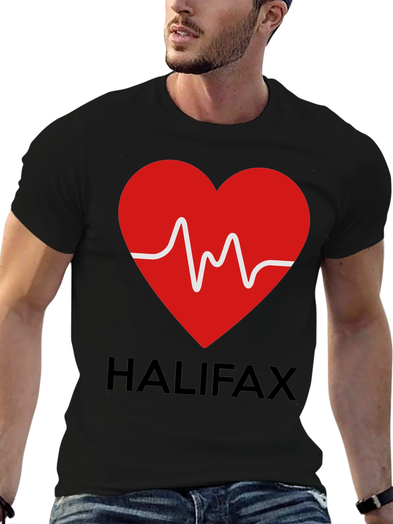 Halifax Heartbeat Graphic T-Shirt - City Pride Tee