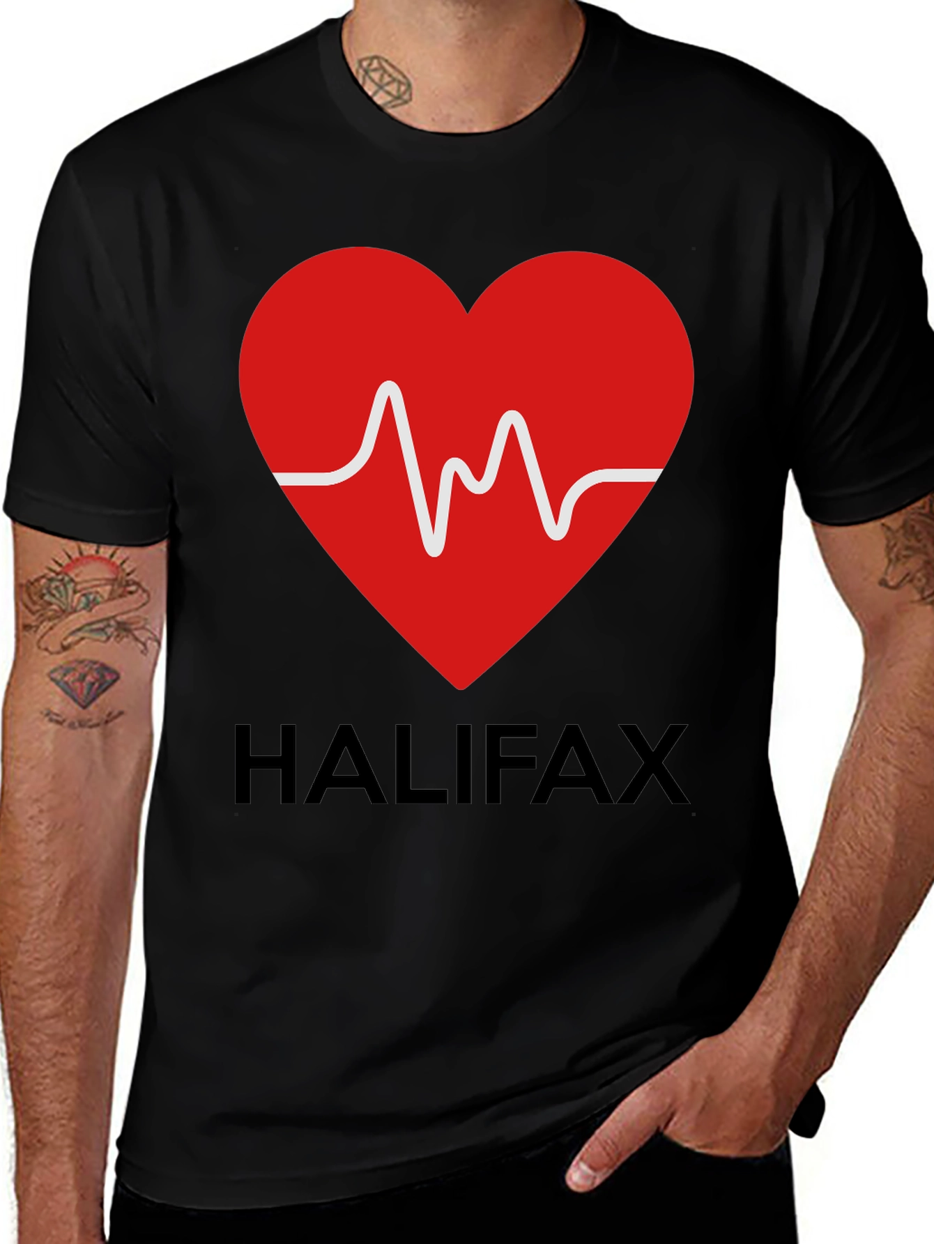 Halifax Heartbeat Graphic T-Shirt - City Pride Tee
