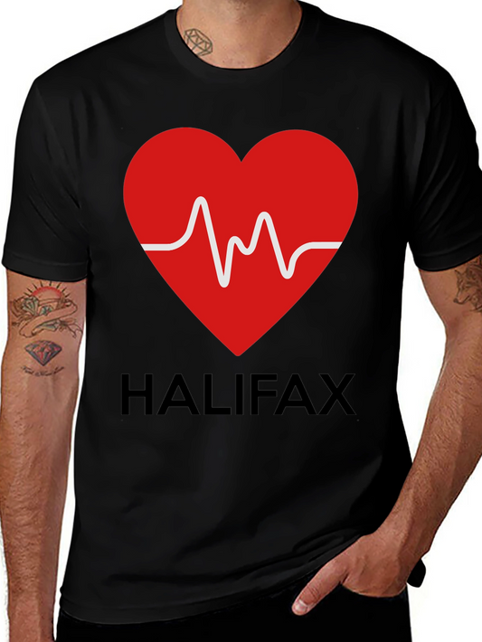 Halifax Heartbeat Graphic T-Shirt - City Pride Tee
