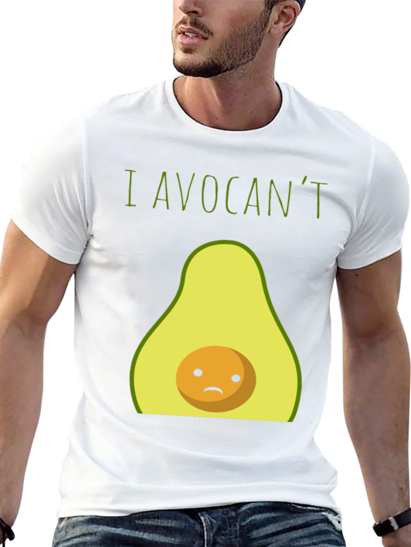 Funny I Avocant Avocado Graphic T-Shirt