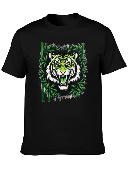 Tiger Bamboo Graphic T-Shirt - Fierce Style