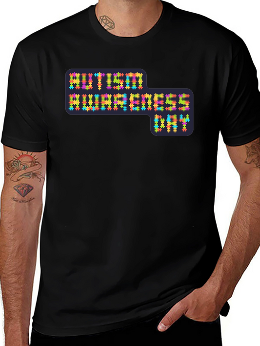 Autism Awareness Day Jigsaw Puzzle T-Shirt