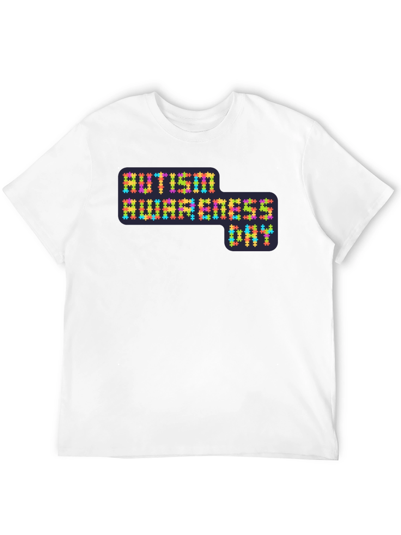 Autism Awareness Day Jigsaw Puzzle T-Shirt
