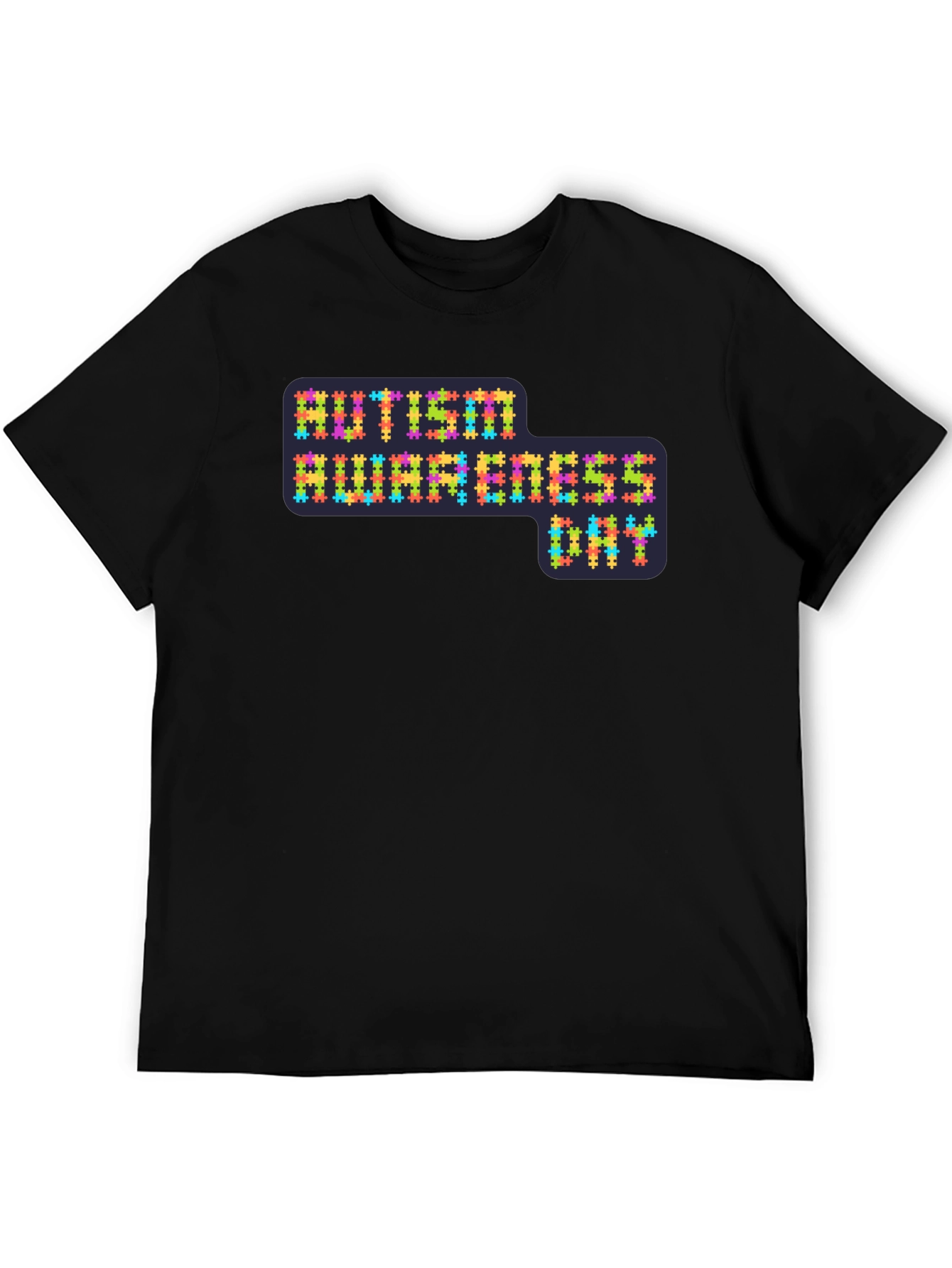 Autism Awareness Day Jigsaw Puzzle T-Shirt