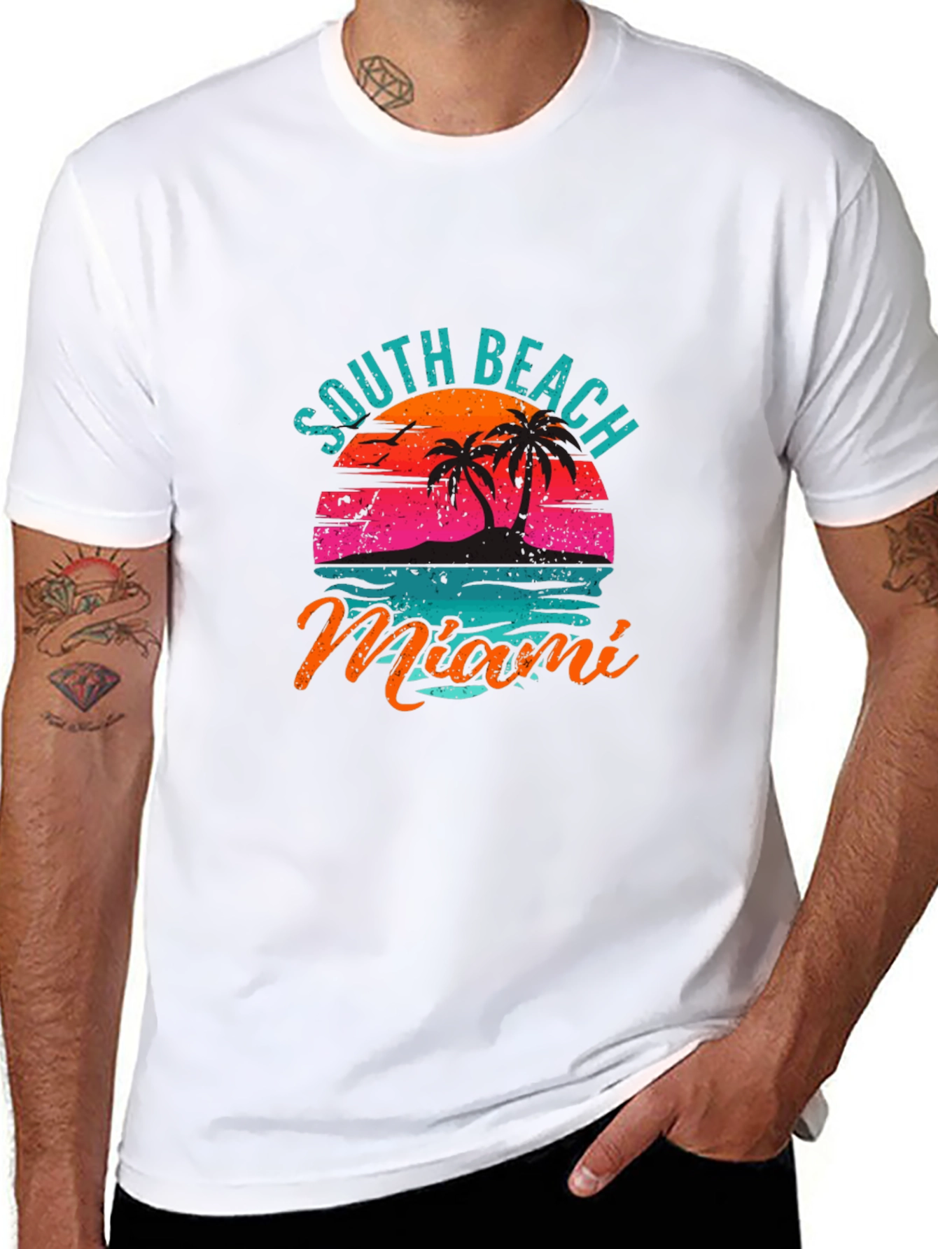South Beach Miami Graphic T-Shirt