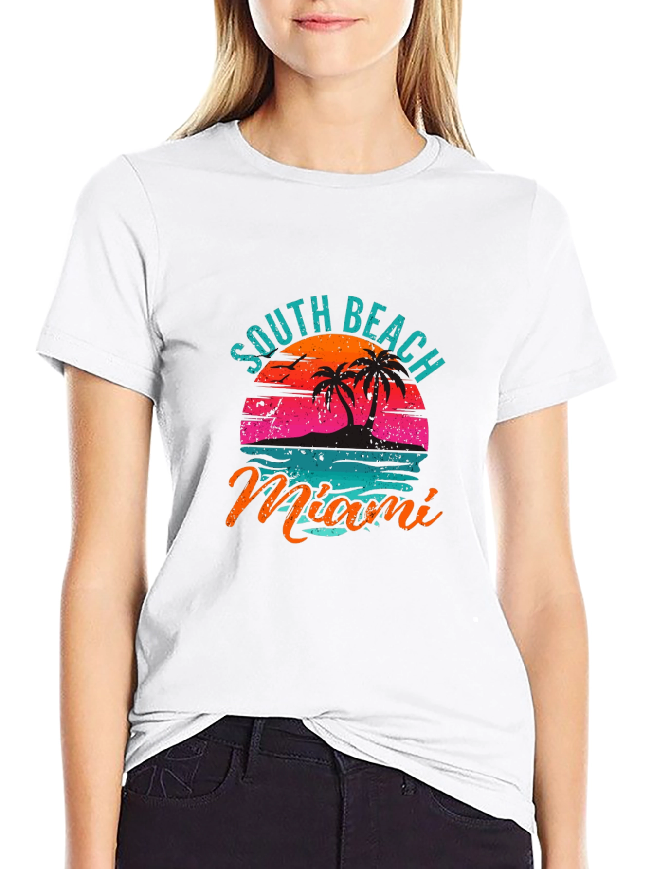 South Beach Miami Graphic T-Shirt