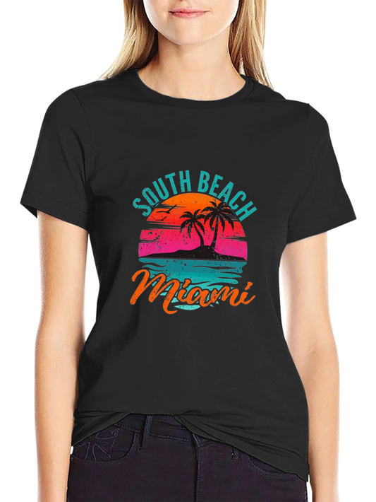 South Beach Miami Graphic T-Shirt
