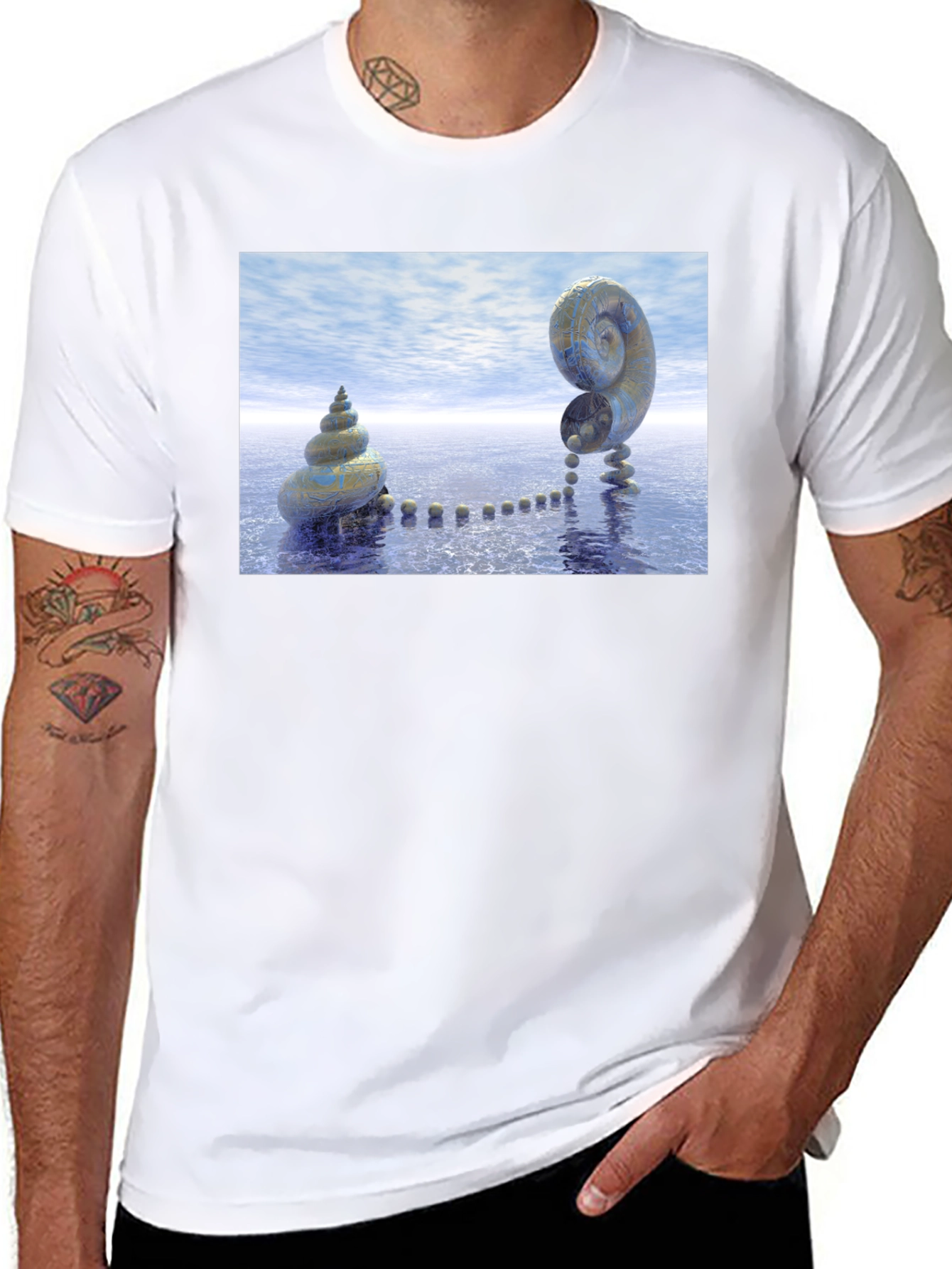 Spiral Shell Island T-Shirt