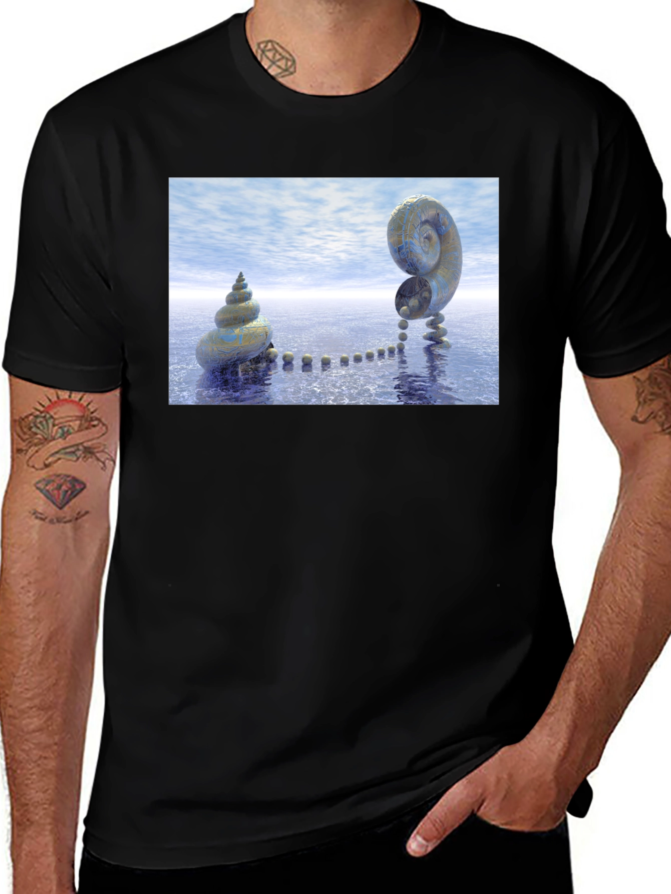 Spiral Shell Island T-Shirt