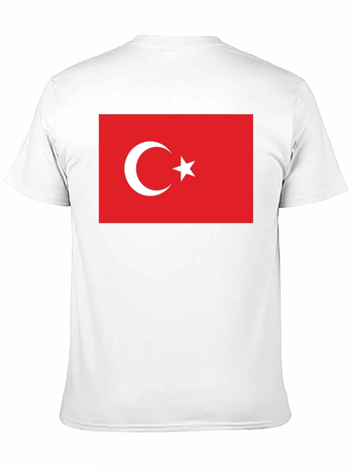 Turkey Flag Graphic Tee - Patriotic Crew Neck T-Shirt