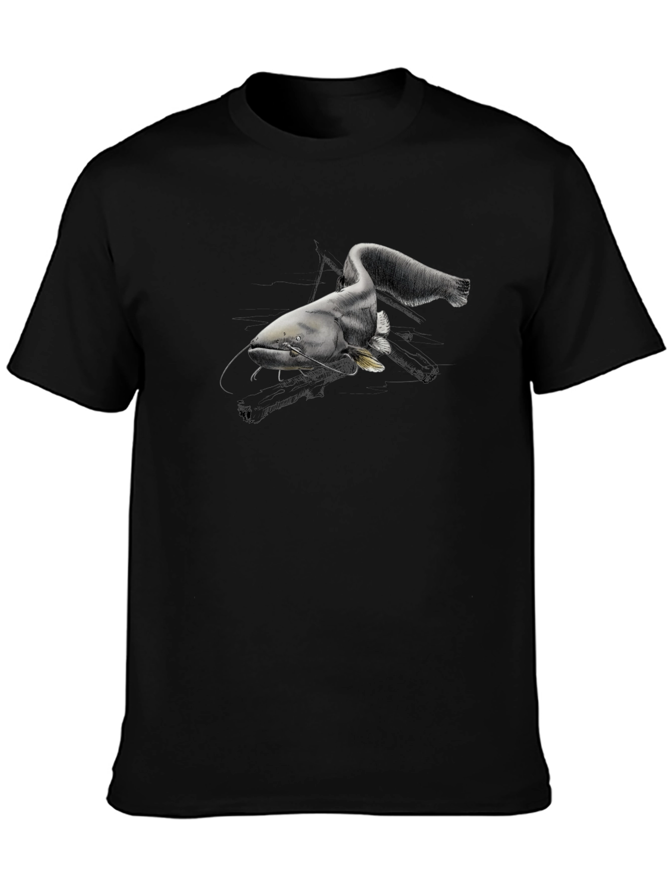 Catfish Graphic Tee - Unique Angler T-Shirt