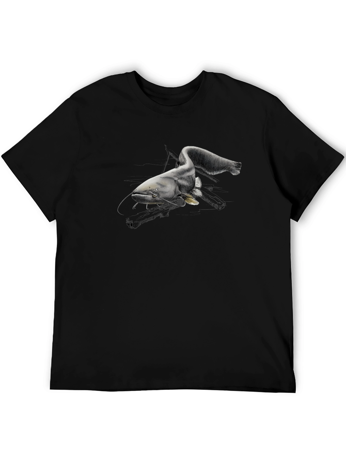Catfish Graphic Tee - Unique Angler T-Shirt