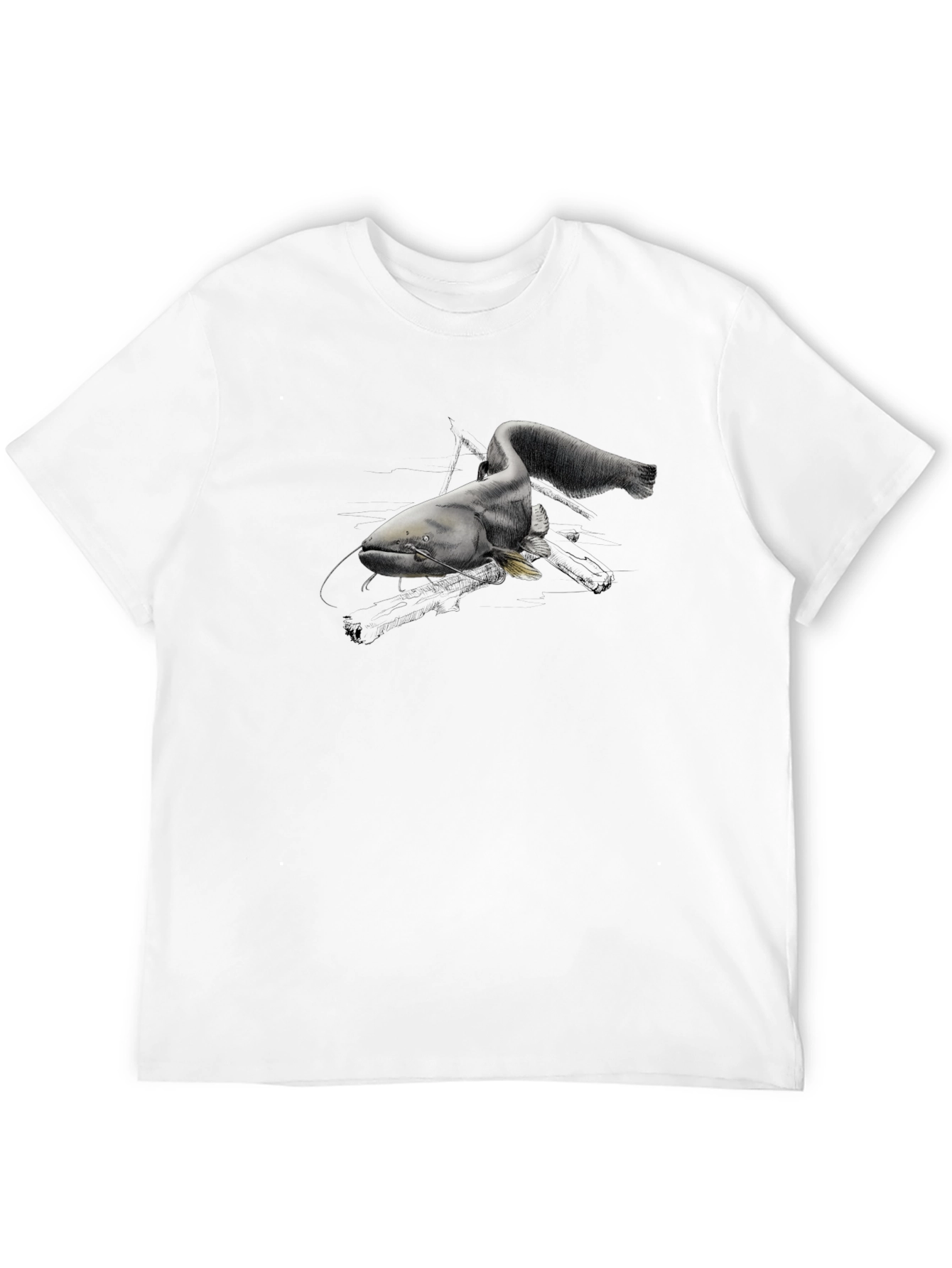 Catfish Graphic Tee - Unique Angler T-Shirt