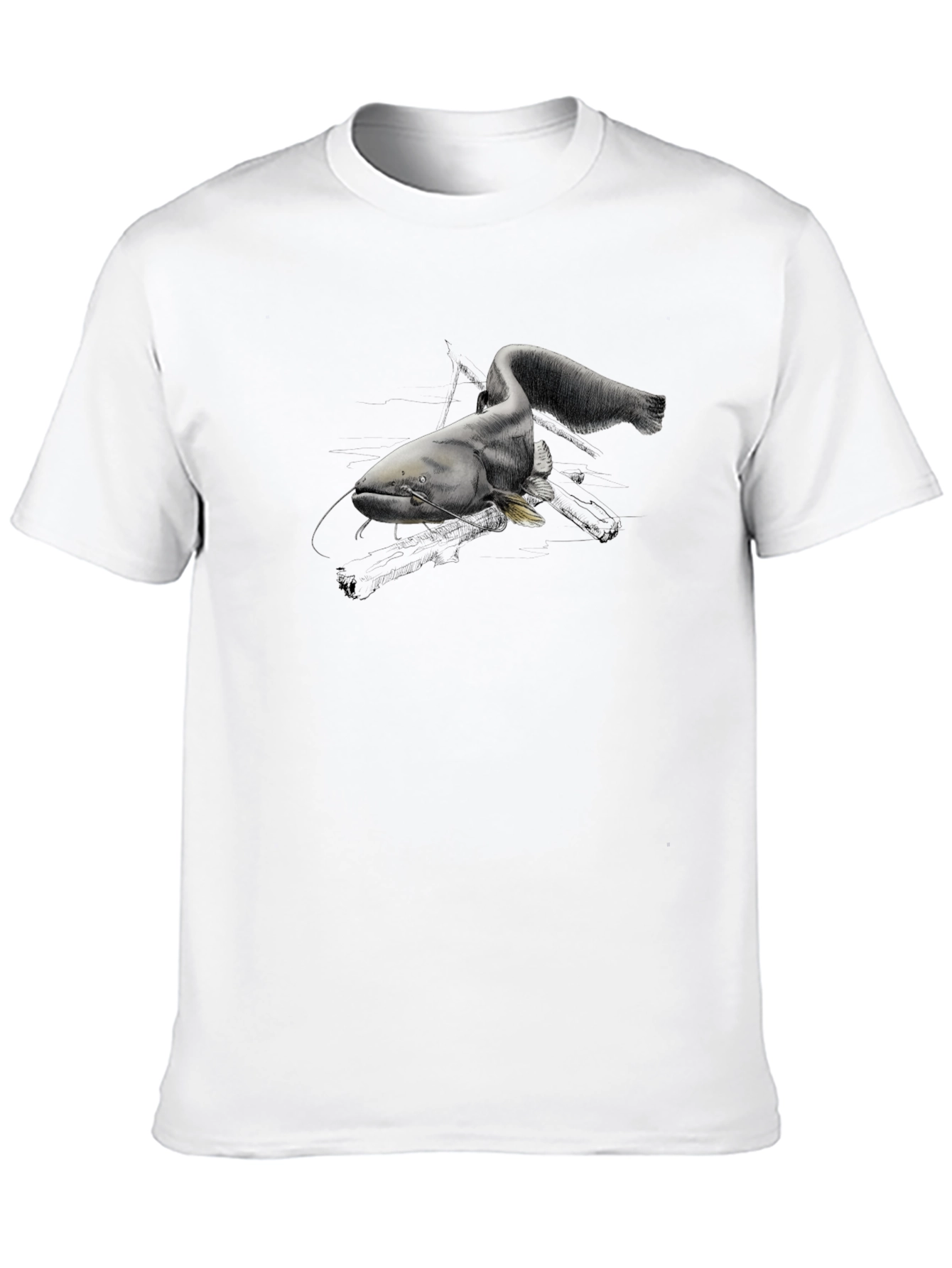 Catfish Graphic Tee - Unique Angler T-Shirt