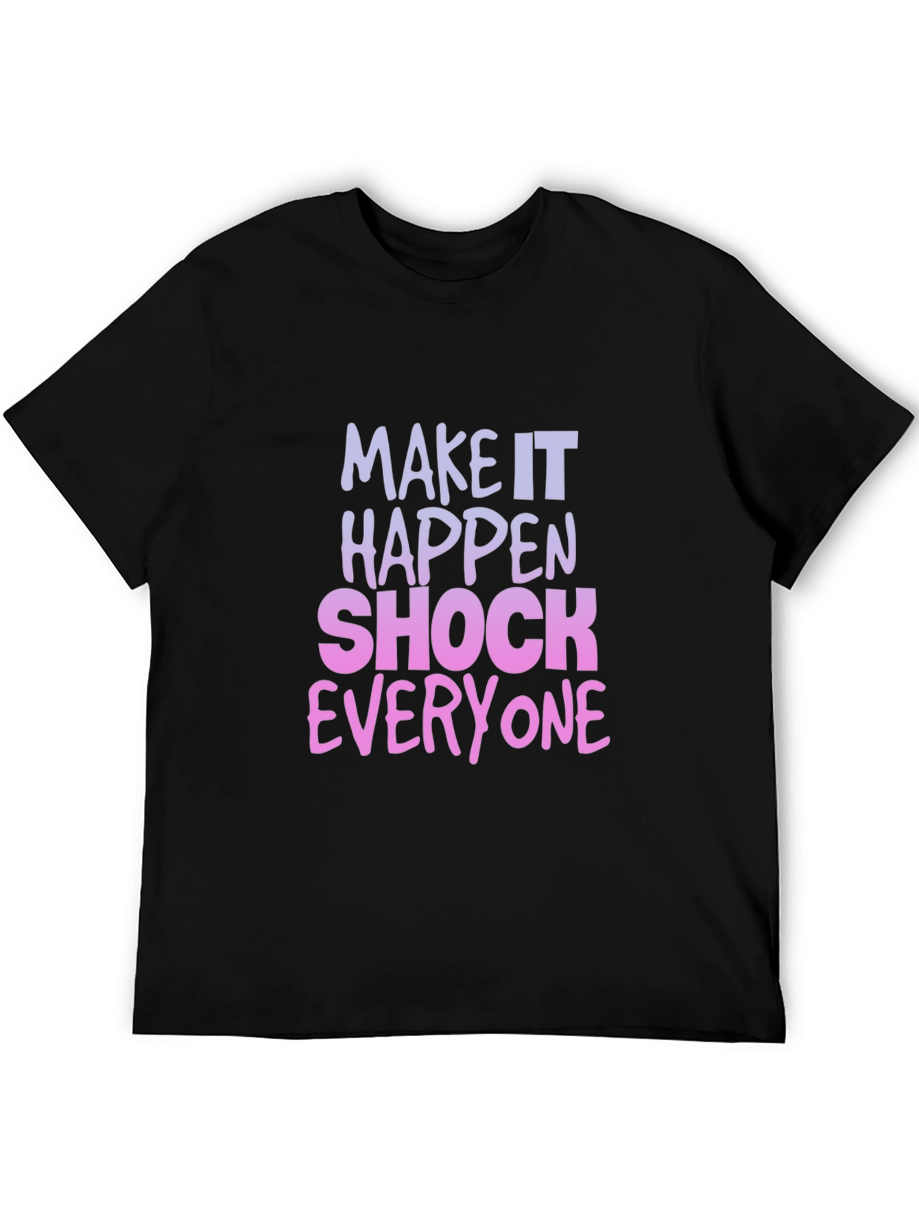 Make It Happen Graphic Tee - Black