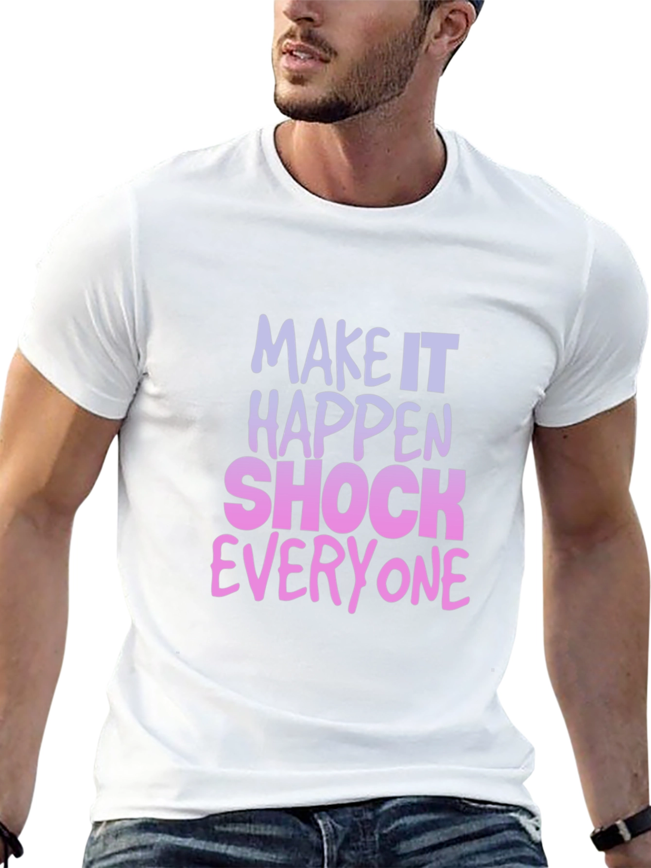Make It Happen Graphic Tee - Black