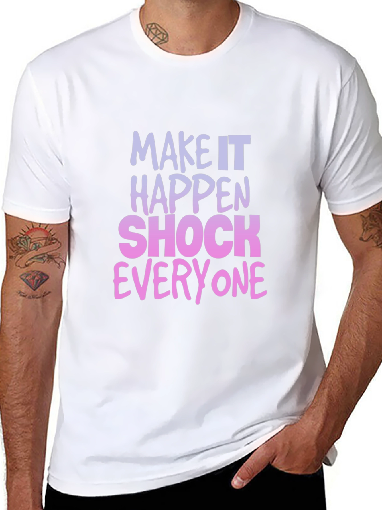 Make It Happen Graphic Tee - Black