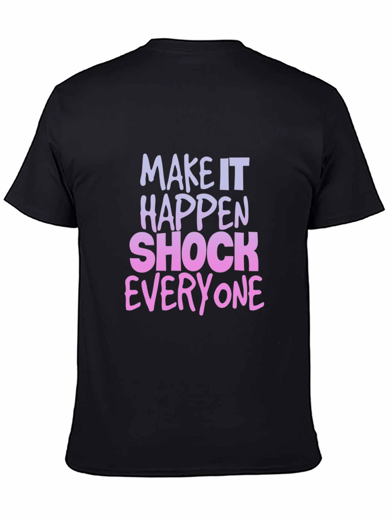 Make It Happen Graphic Tee - Black