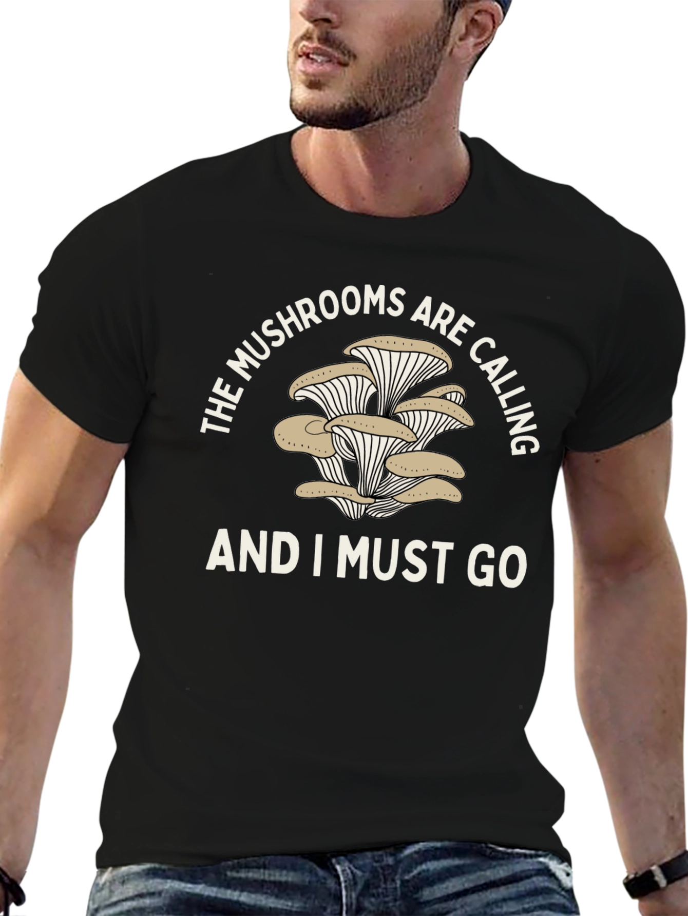 Mushroom Lover T-Shirt - The Mushrooms Are Calling